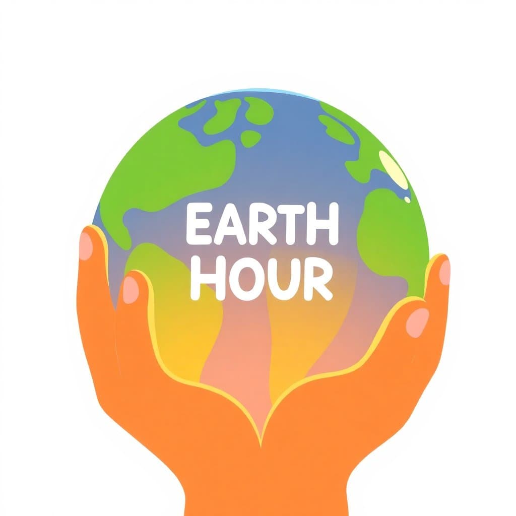 Earth Hour, Earth Hour (last Saturday in March) is the world's largest environmental campaign. Explore energy conservation, electricity, and how small actions make a big difference., classroom activities
