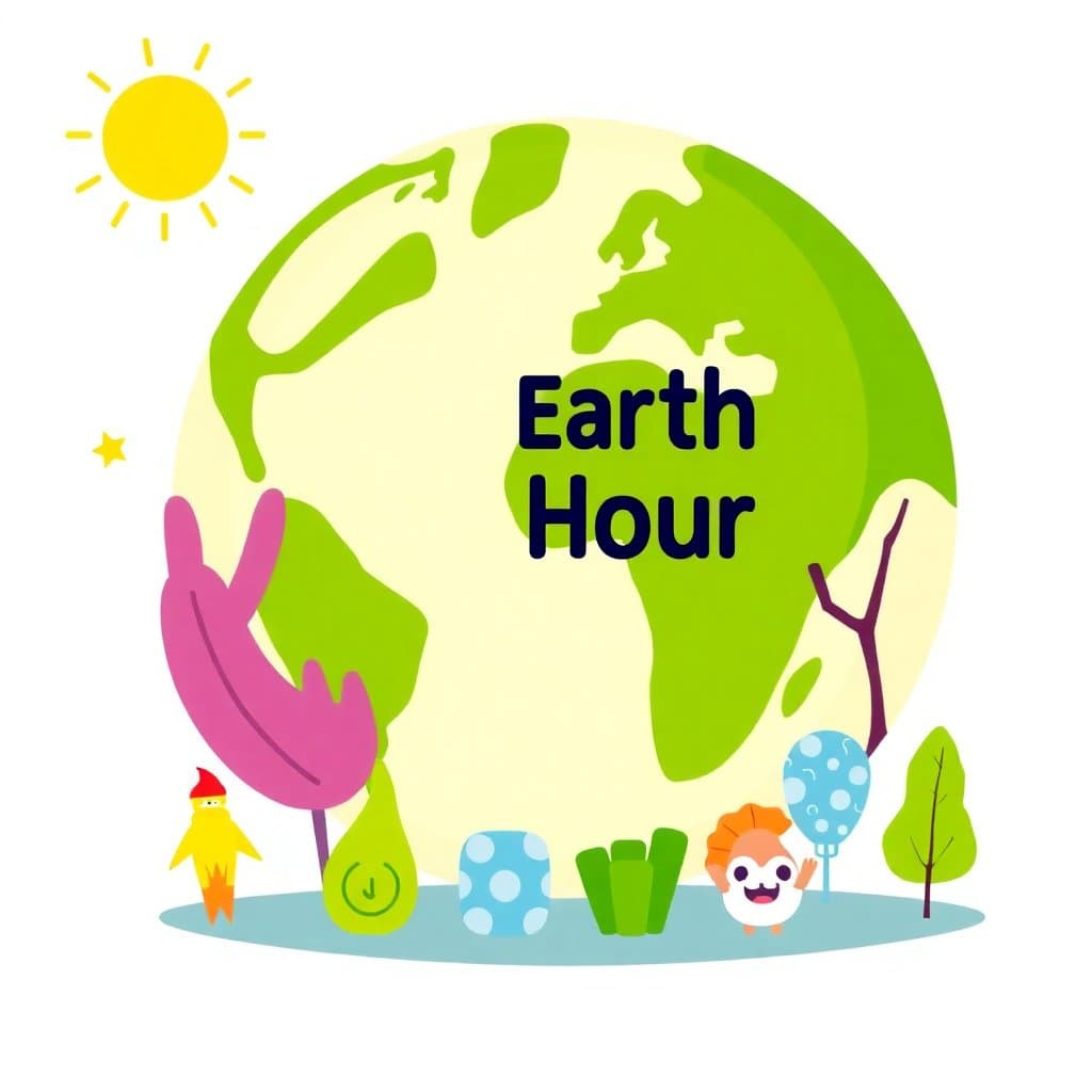 Earth Hour, Earth Hour (last Saturday in March) is the world's largest environmental campaign. Explore energy conservation, electricity, and how small actions make a big difference.