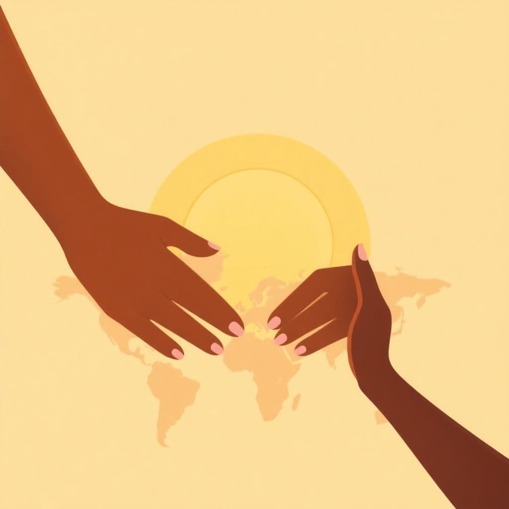 Effects of First Fleet Contact on First Nations Australians: two hands reaching toward each other over a map, classroom activities