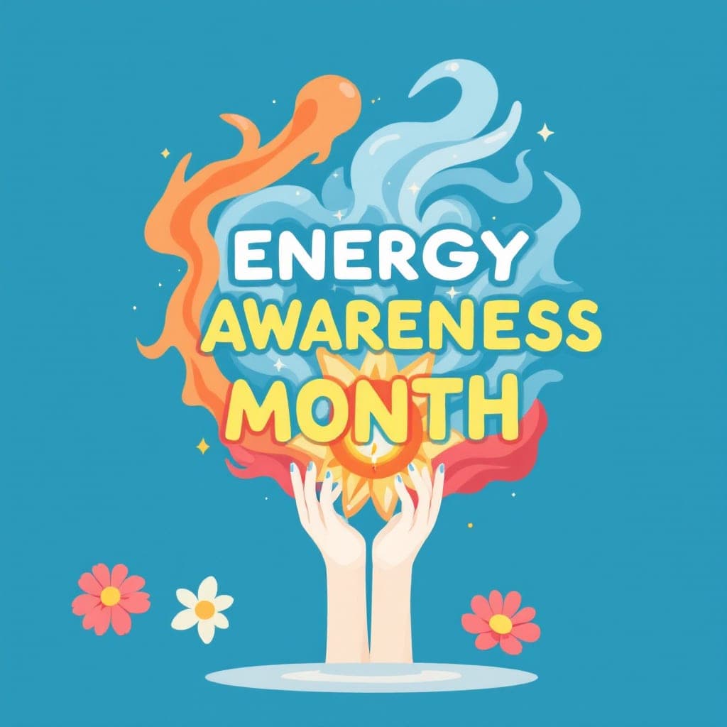 Energy Awareness Month: Energy sources and conservation discussion, classroom activities