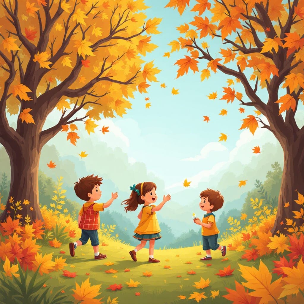 Fall Leaves: Why leaves change color, simple science craft