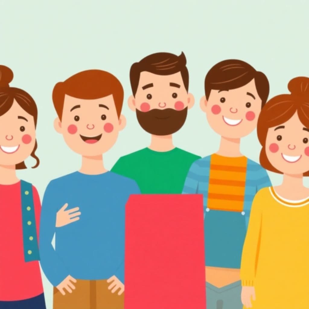 Family and Relationships: People in their family, where born/raised, how related, classroom activities