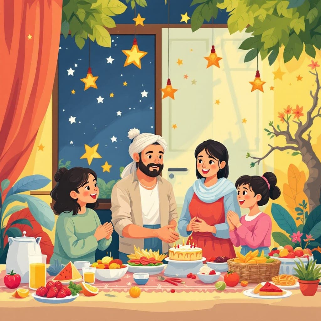 Family Celebrations Across Cultures: Sequencing commemorations across the year; family celebration diversity