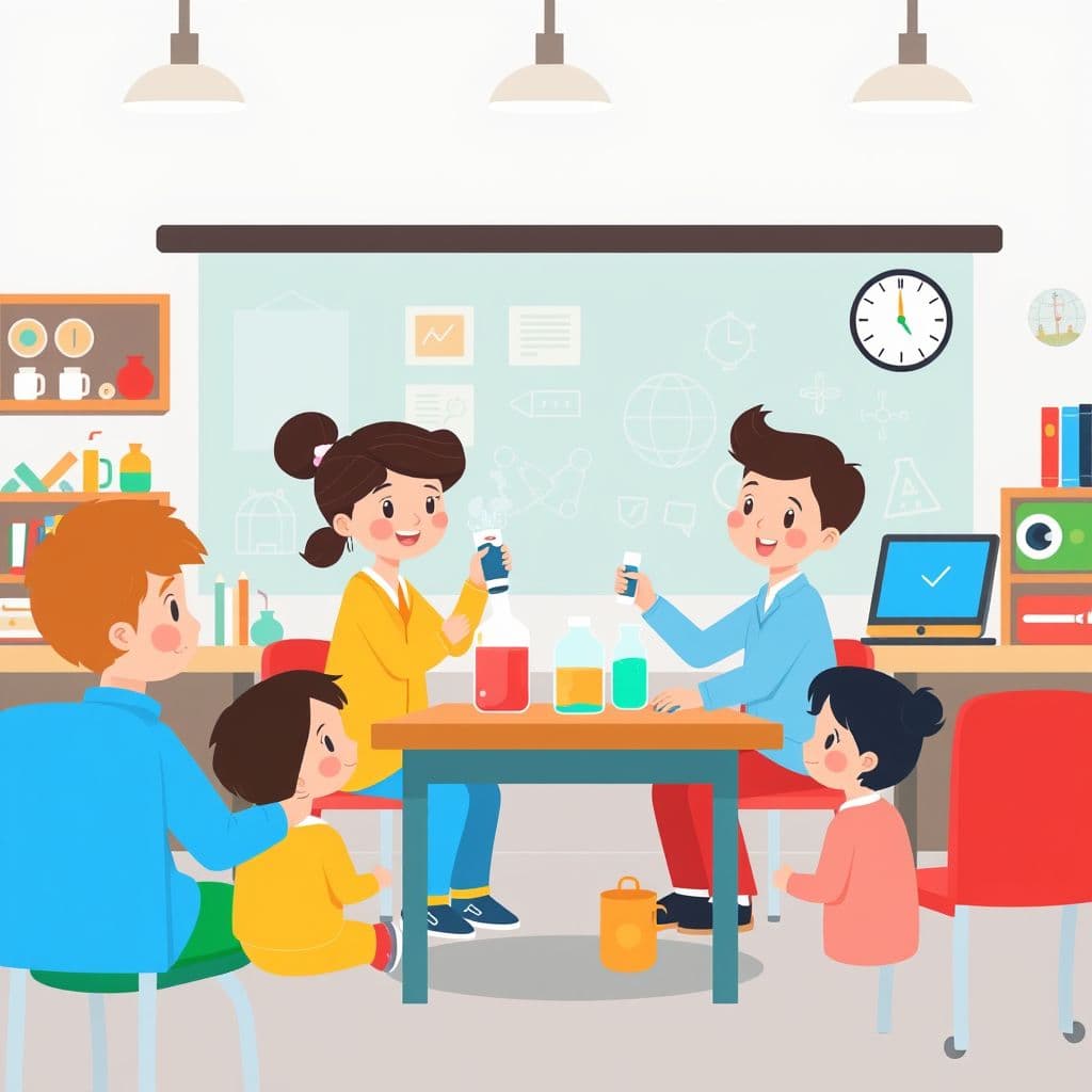Family STEM Night: Family science/tech/engineering/math activities at school
