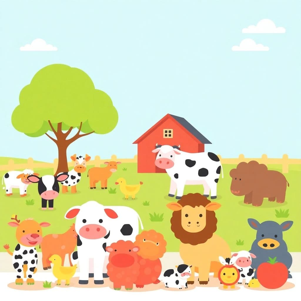 Farm Animals Day: Learning about farm animals