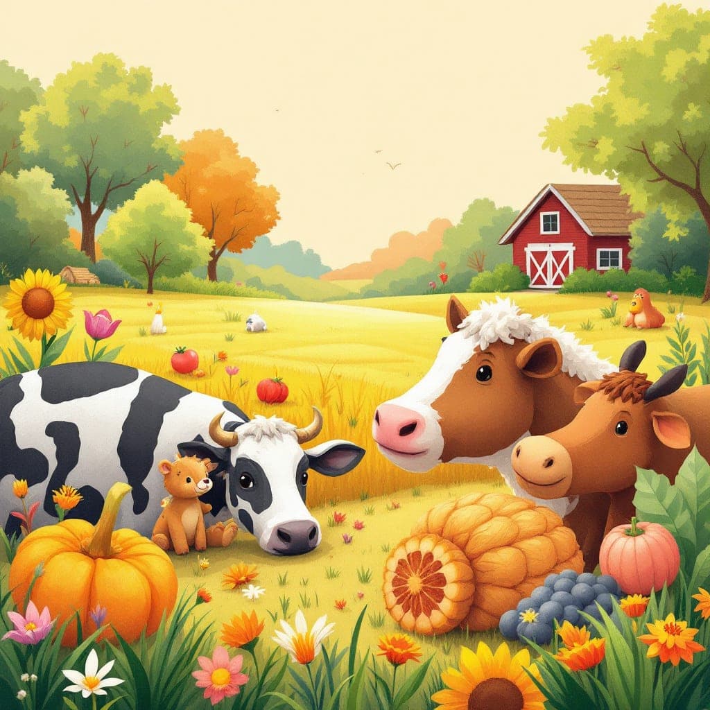Farm Day: Farm animals and where food comes from, classroom activities