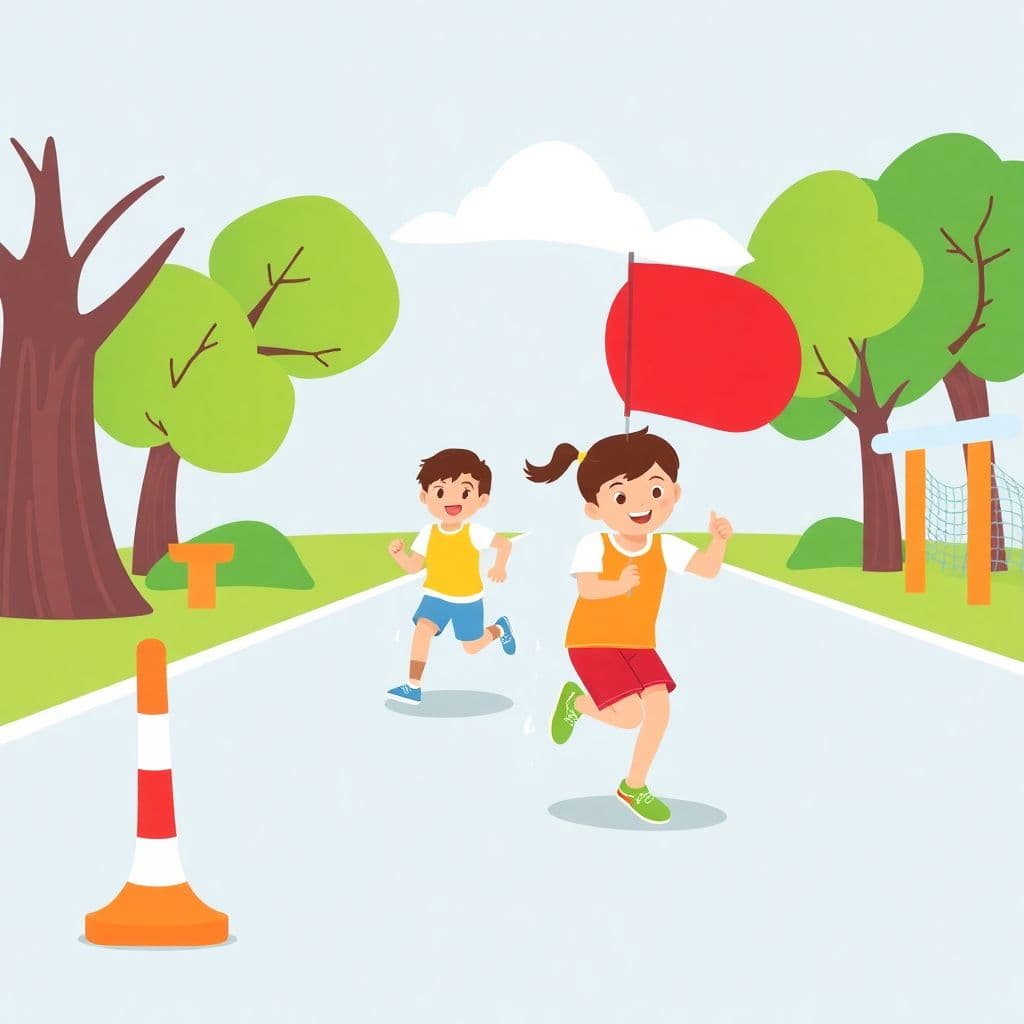 Field Day: Outdoor games and races, classroom activities