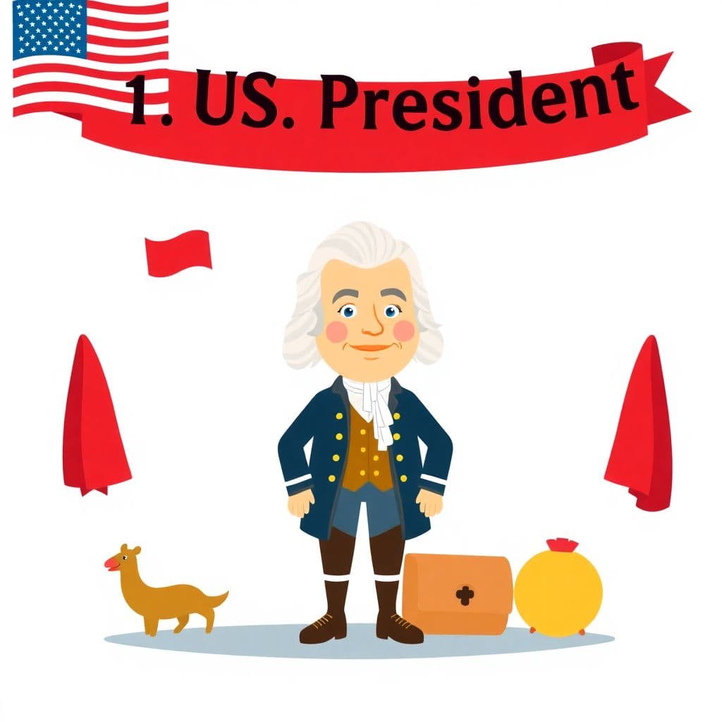 George Washington: 1st US President, Revolutionary War leader