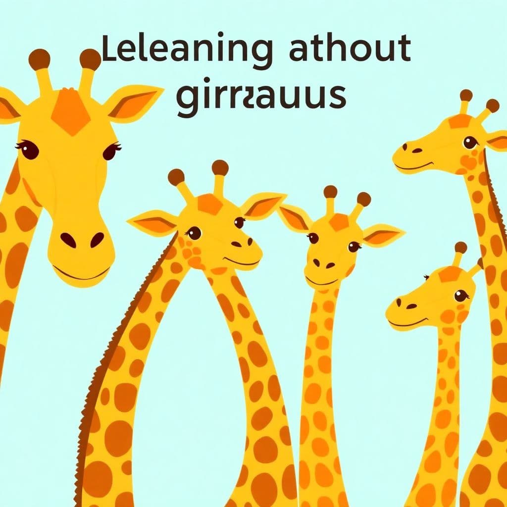 Giraffe Day: Learning about giraffes, classroom activities