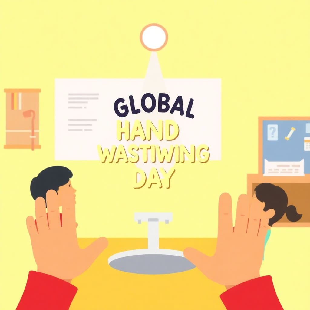 Global Handwashing Day, Global Handwashing Day (October 15) promotes hand hygiene as one of the most effective ways to prevent disease. Use health and science worksheets on germ theory and hygiene habits., classroom activities