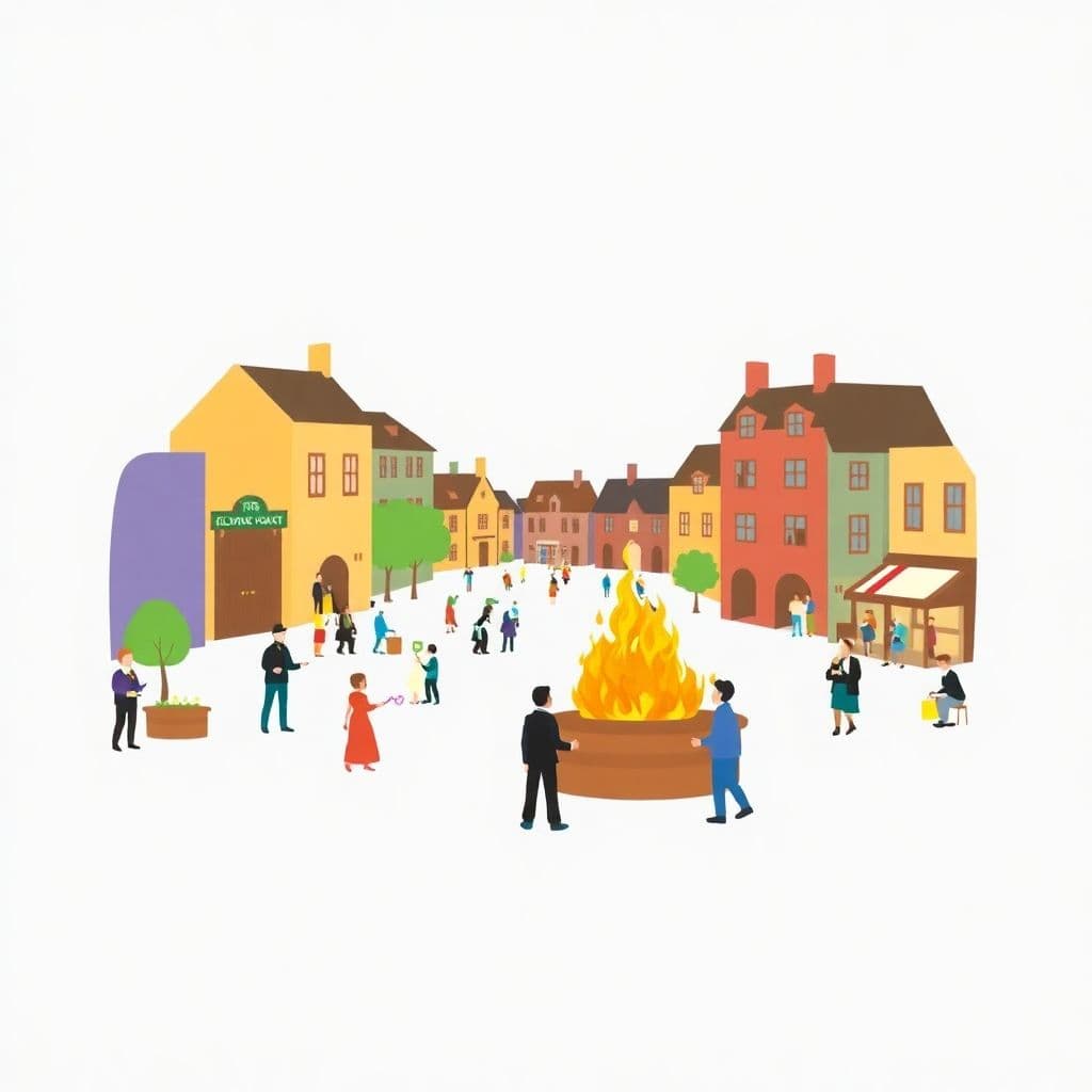 Great Fire of London (1666): Landmark KS1 "event beyond living memory," causes and effects (Pudding Lane, Samuel Pepys)