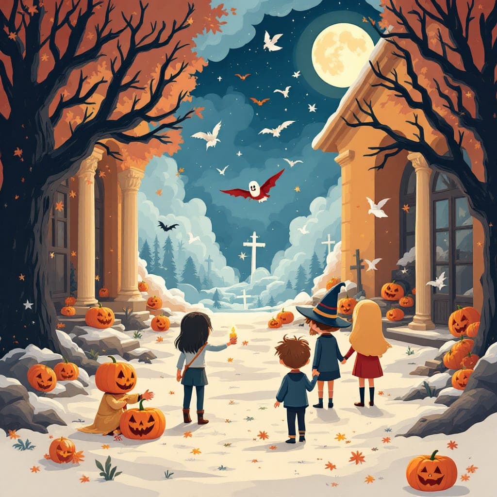 Halloween and Christmas Origins: Origins/traditions of common festivals, associated stories, legends, games, songs