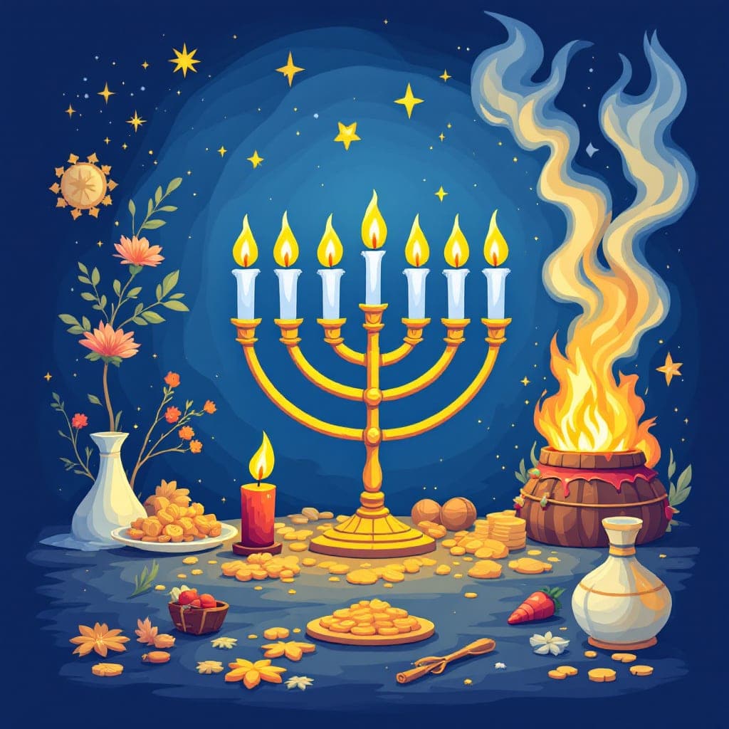 Hanukkah, Learn about Hanukkah traditions, the menorah, and Jewish culture with reading passages and creative writing activities., classroom activities