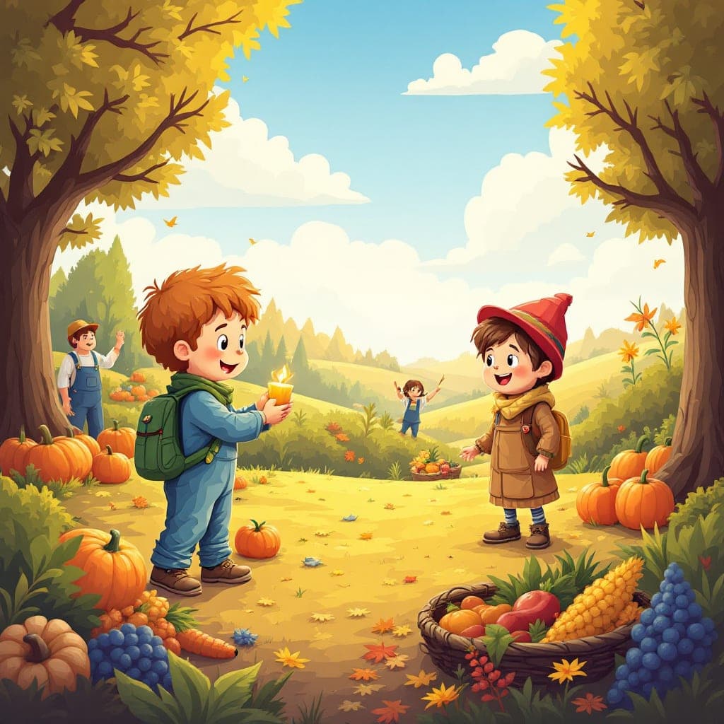 Harvest Festival: Giving thanks for food, harvest, sharing with others