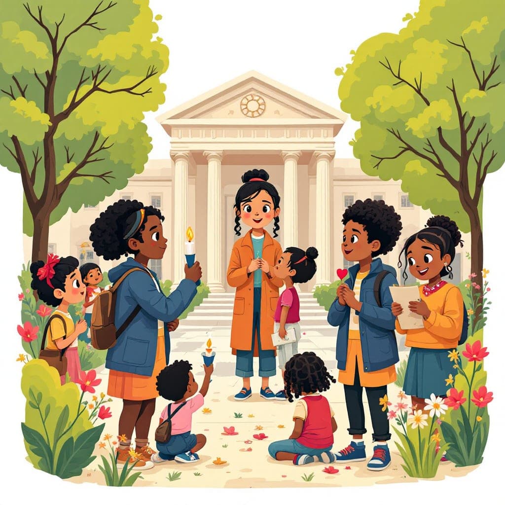 Historical Policies Toward Minorities: children holding hands in a circle