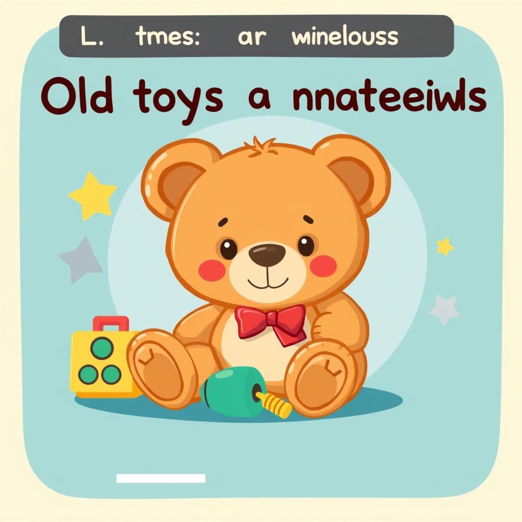 History of Toys: Old vs new toys, materials, teddy bear interview activity, timeline, classroom activities