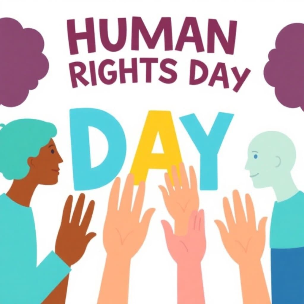 Human Rights Day, Human Rights Day (December 10) marks the adoption of the Universal Declaration of Human Rights in 1948. Explore rights and responsibilities, fairness, and social justice., classroom activities