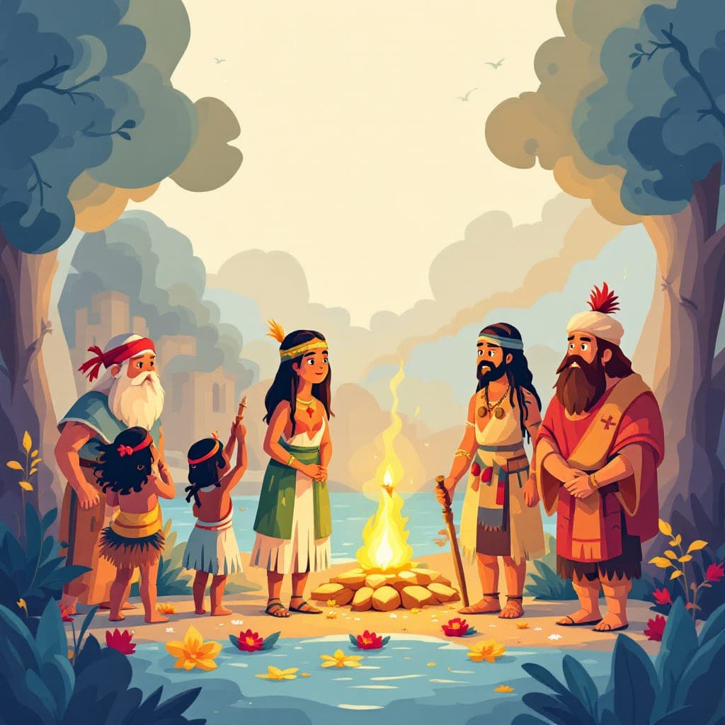 Indigenous Peoples and European Explorers: Explorers Leif Erikson, Cartier, Champlain, Hudson; New France seigneurial system, fur trade; contact with Wendat, Mi'kmaq