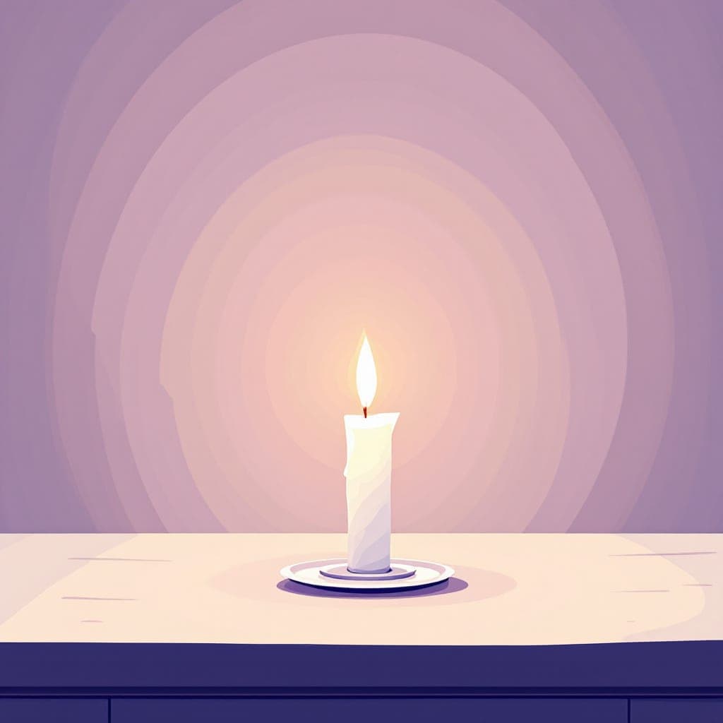 International Day of Commemoration for Victims of Genocide: a lit memorial candle next to a single white dove