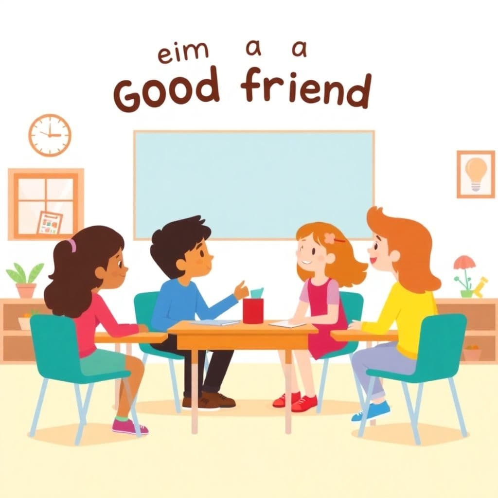 International Day of Friendship: Being a good friend, simple discussion/writing