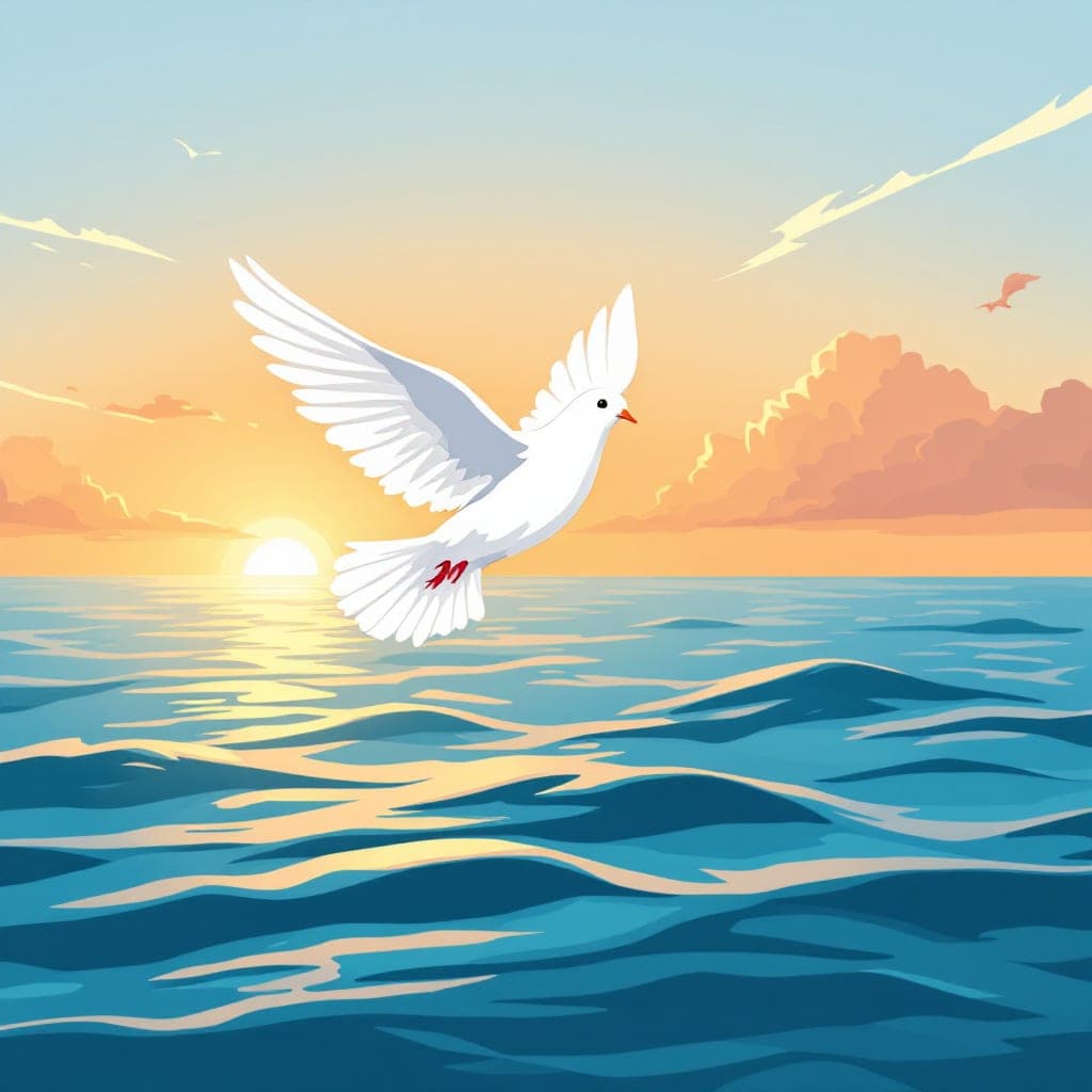 International Day of Remembrance of the Victims of Slavery: a lit memorial candle next to a single white dove, classroom activities