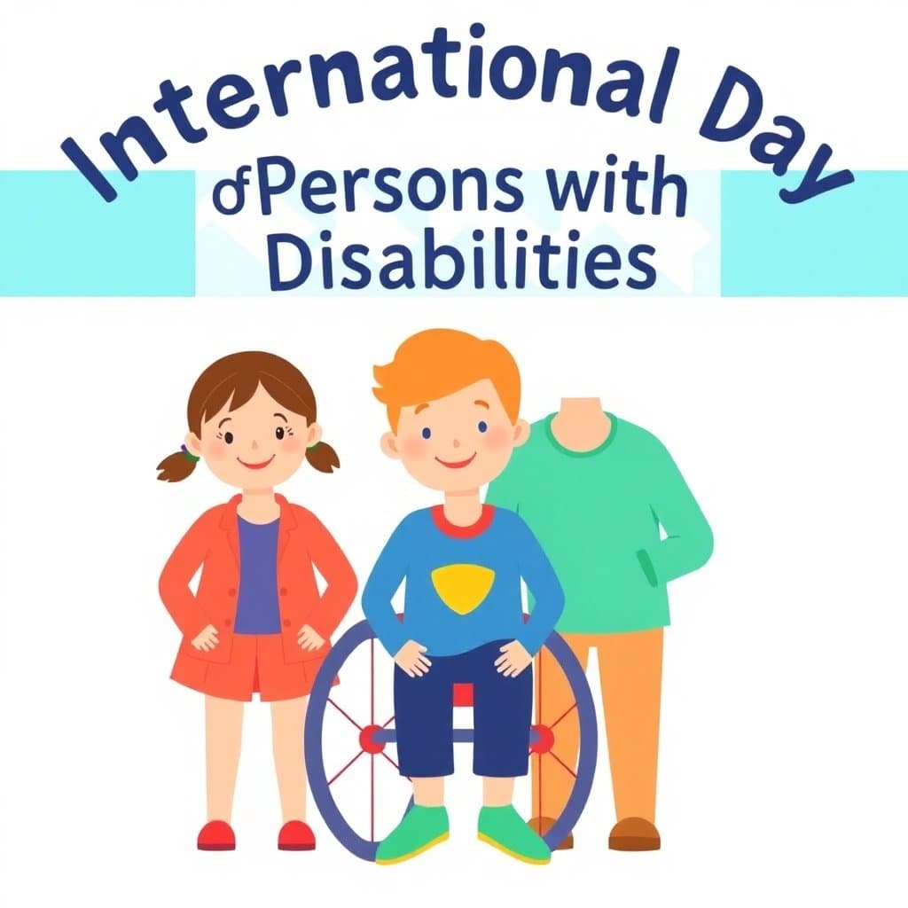 International Day of Persons with Disabilities, December 3 raises awareness about disability rights and inclusion. Use worksheets on accessibility, famous people with disabilities, and building inclusive communities., classroom activities