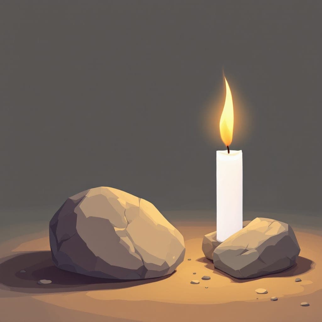 International Holocaust Remembrance Day: a lit memorial candle next to a single white dove