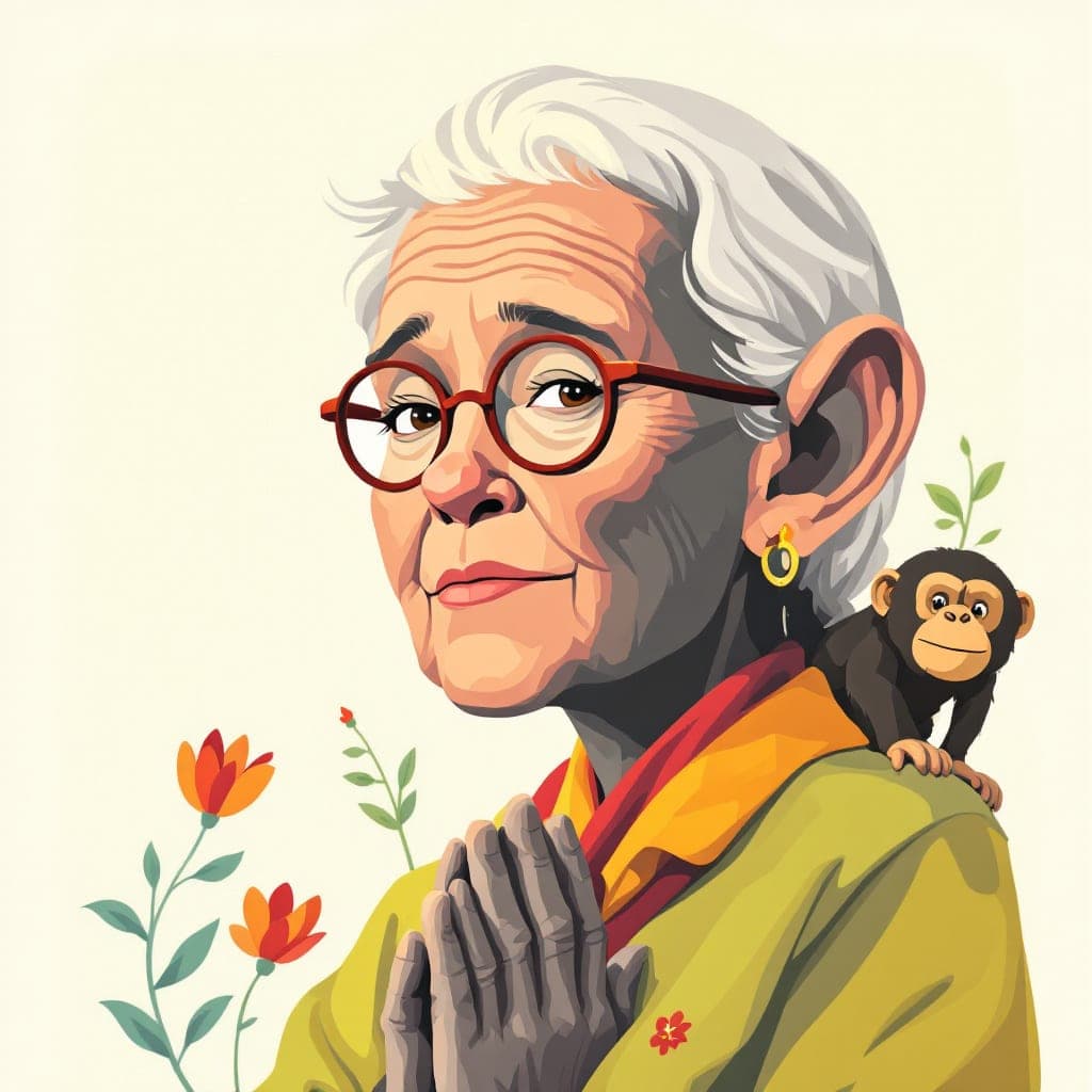 Jane Goodall: World expert on chimpanzees, classroom activities