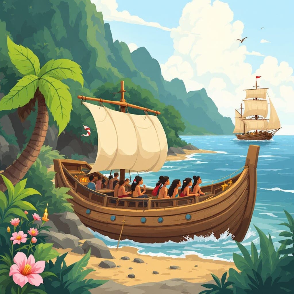 Kupe and Polynesian Voyaging: Legendary discovery voyage of Aotearoa; natural navigation (stars, bird flight, ocean swells), classroom activities