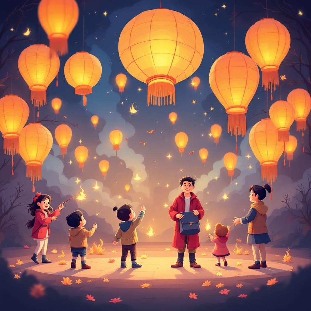 Lantern Festival: Lanterns, end of New Year celebrations