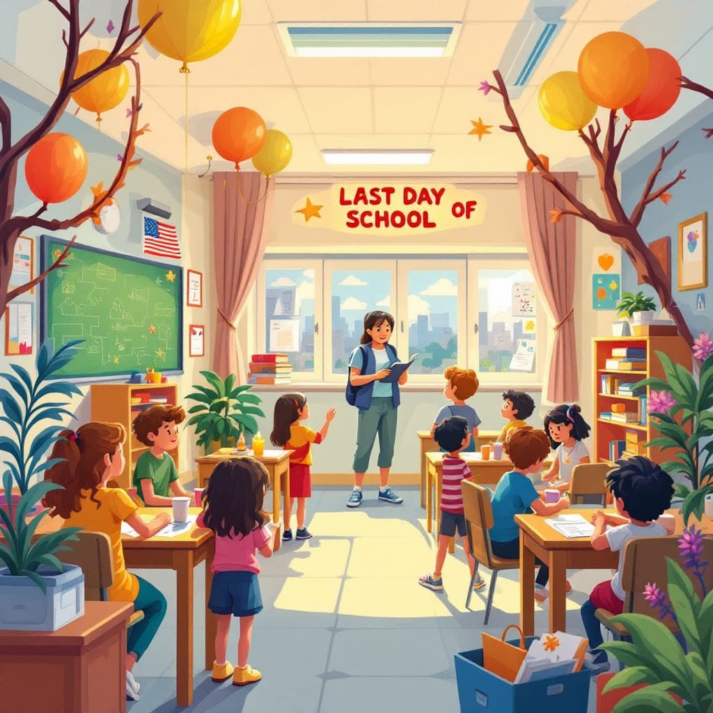 Last Day of School: End of year celebration