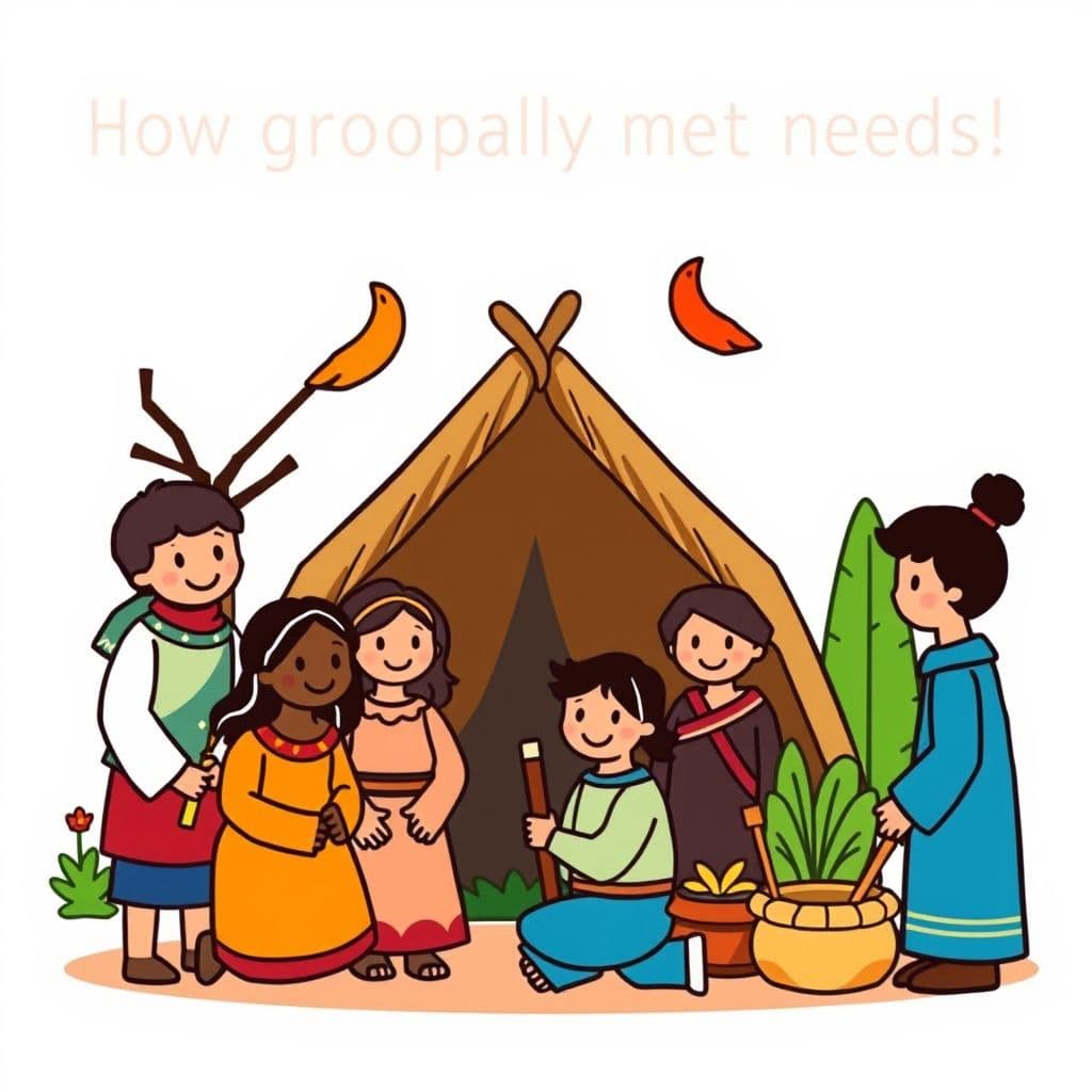 Living and Working Across Time: How groups historically met needs - food, shelter, clothing, technology, trade, classroom activities