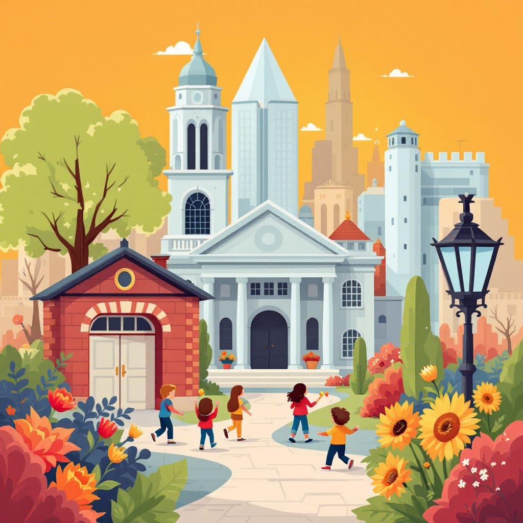 Local Studies: Study of local landmarks, buildings, and their history, classroom activities