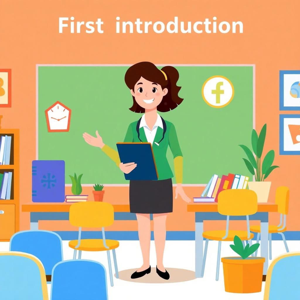 Meet the Teacher: First introduction to classroom and teacher, classroom activities