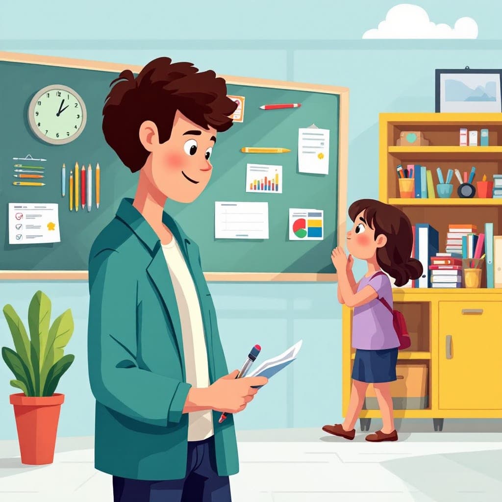 Meet the Teacher: First introduction to classroom and teacher, classroom activities