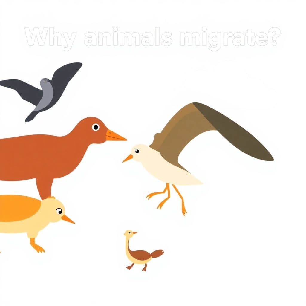 Migration Season: Why animals migrate, simple research, classroom activities