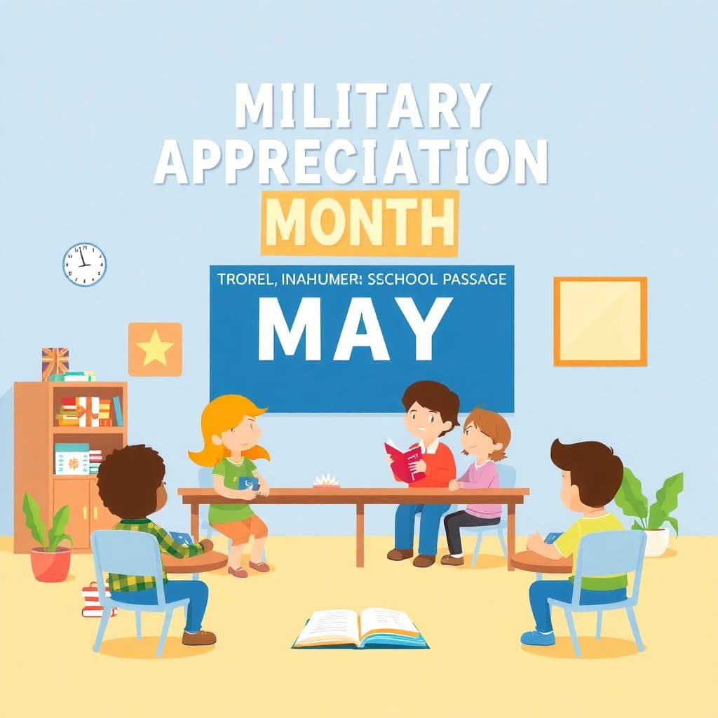 Military Appreciation Month, May is National Military Appreciation Month. Honor service members and veterans with reading passages, writing prompts about gratitude and sacrifice, and social studies activities.