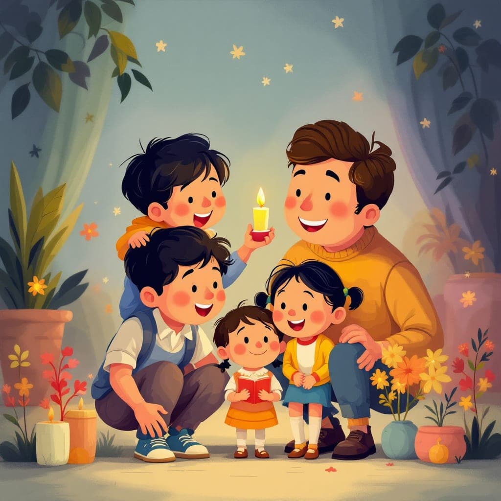 Myself and My Family: Own identity, family members, roles/contributions within the family, classroom activities