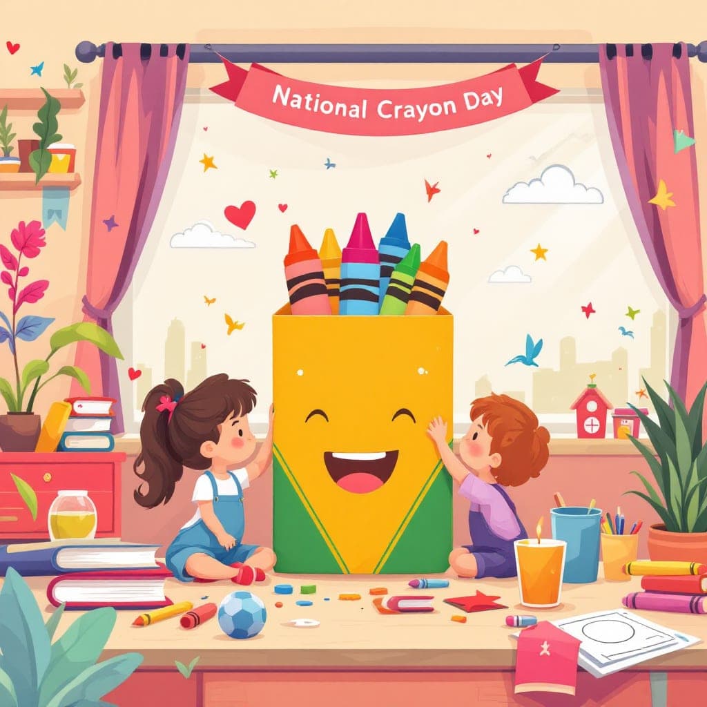 National Crayon Day: Color, art exploration