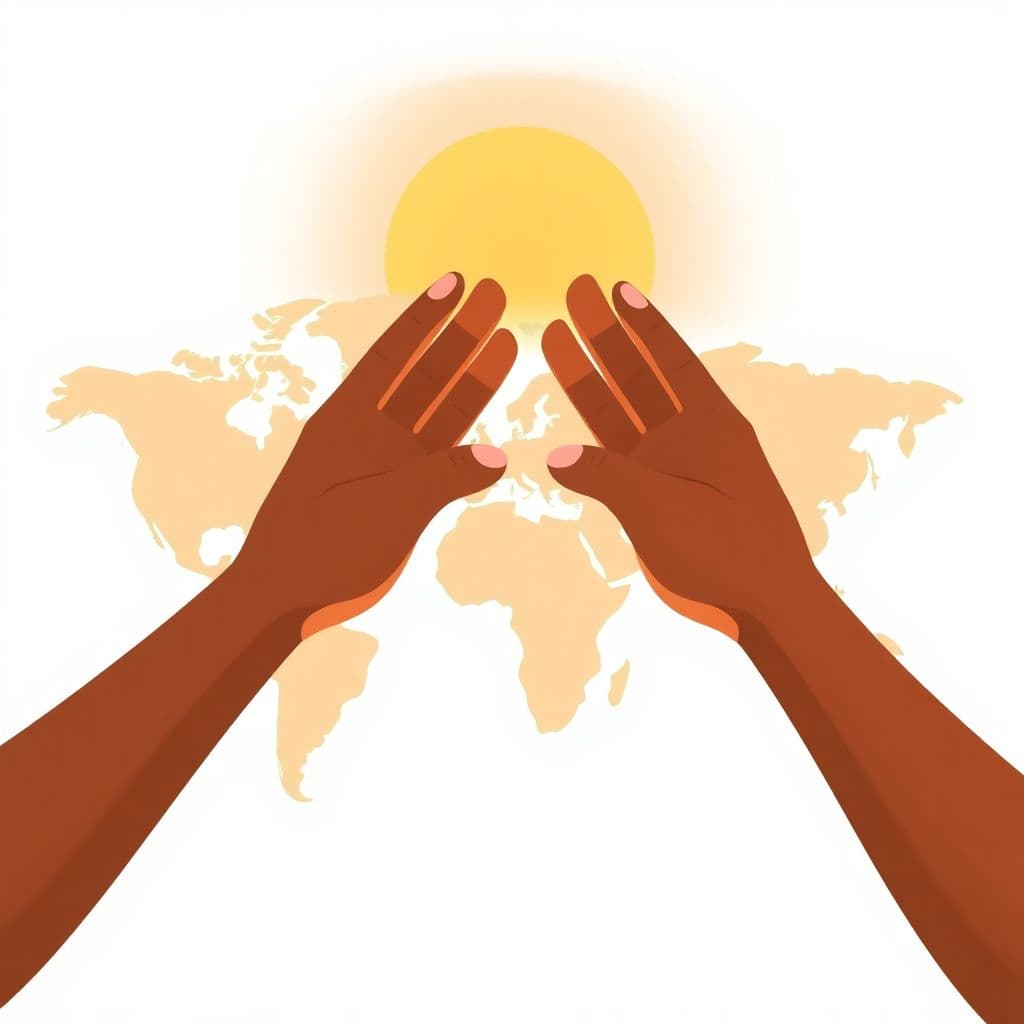 National Day for Truth and Reconciliation: two hands reaching toward each other over a map, classroom activities
