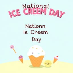 National Ice Cream Day