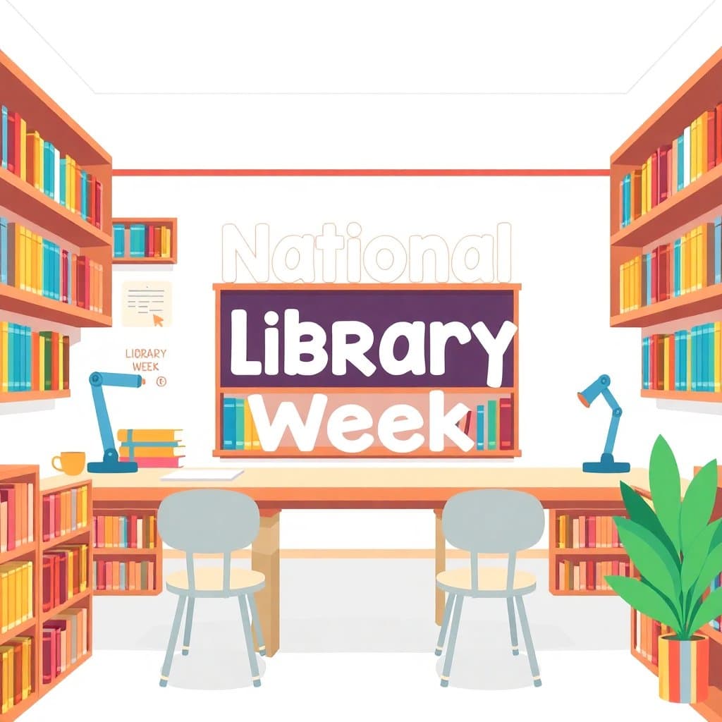 National Library Week, National Library Week celebrates the importance of libraries and librarians. Use research skill worksheets, library scavenger hunts, and book recommendation writing activities.
