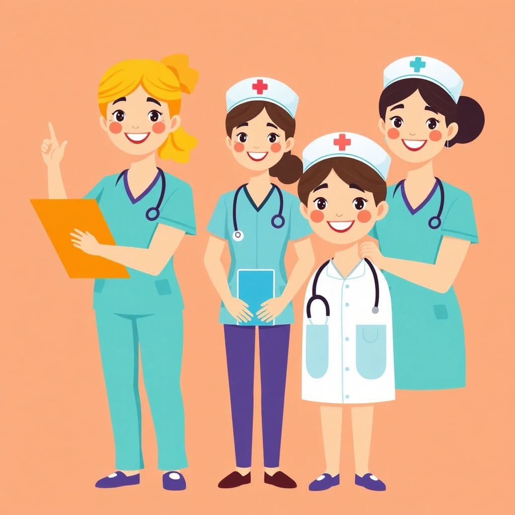 National Nurses Week: Nurses and healthcare helpers, classroom activities