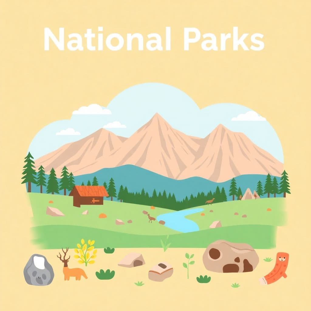 National Park Week: National parks and land conservation, simple research
