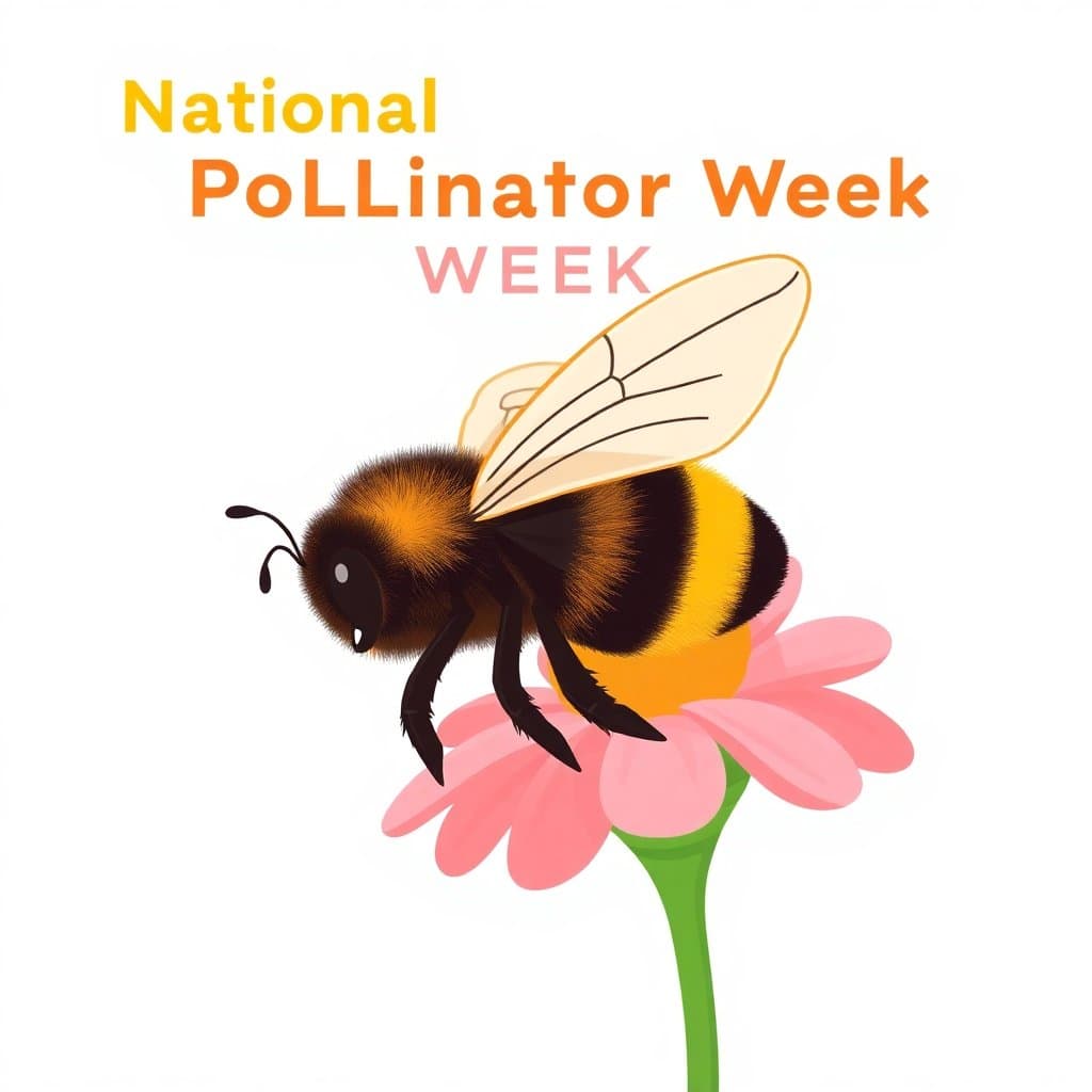 National Pollinator Week, National Pollinator Week celebrates bees, butterflies, and other pollinators essential to our food supply. Explore pollination, plant reproduction, and habitat conservation., classroom activities