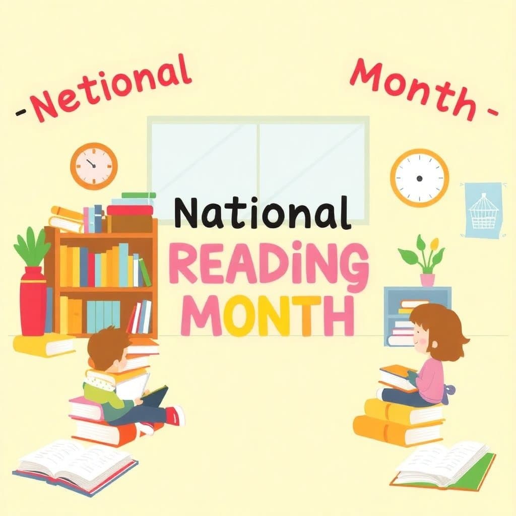 National Reading Month, March is National Reading Month! Celebrate with reading challenges, book reports, author studies, and daily reading log worksheets for every grade level.