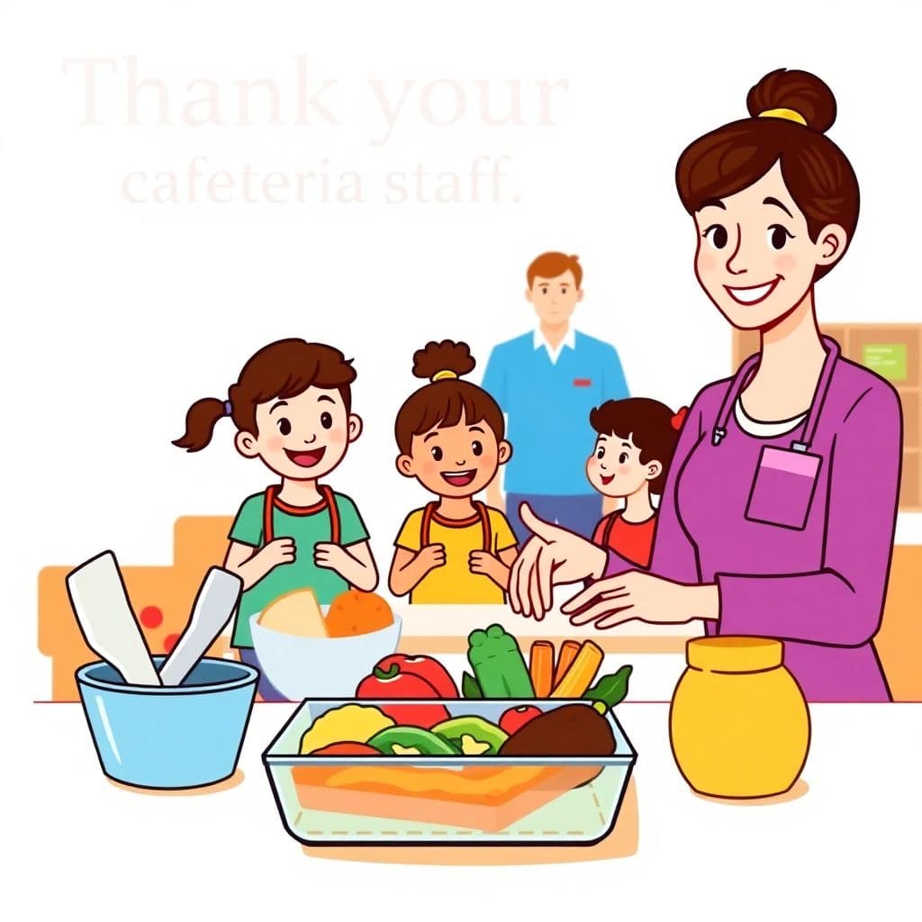 National School Lunch Week: Healthy lunch habits, thanking cafeteria staff, classroom activities
