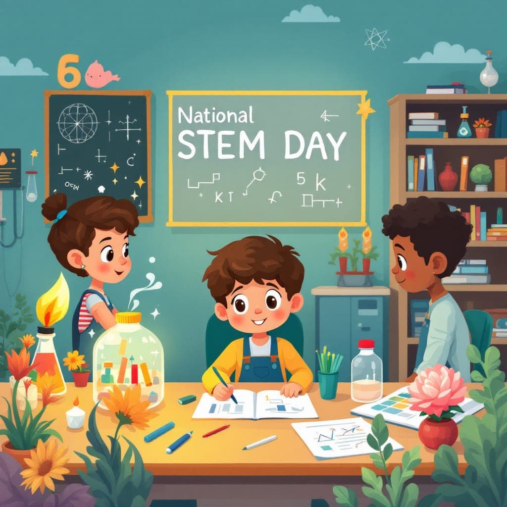 National STEM Day: Hands-on science/tech/engineering/math activities