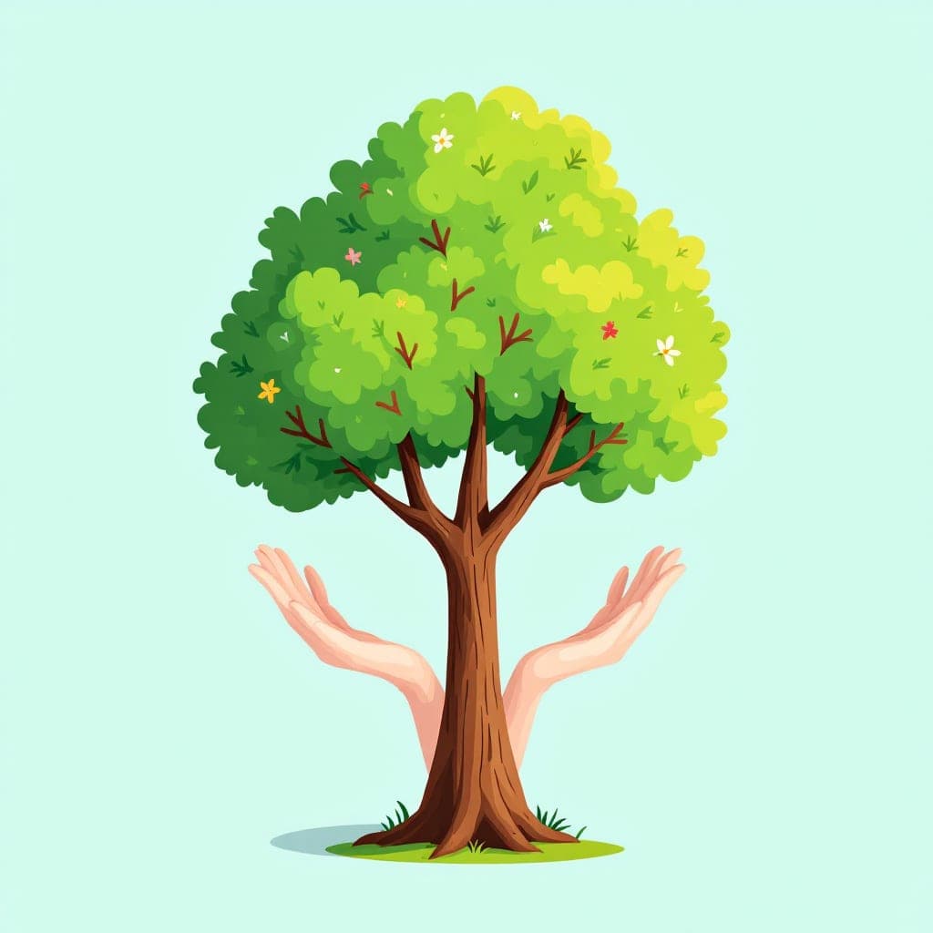 National Tree Day: Tree planting, hand-tree art, 'hug a tree' activities, classroom activities