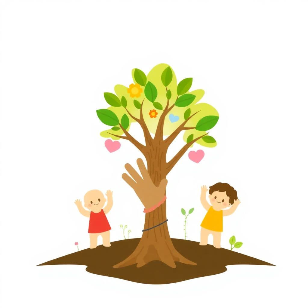 National Tree Day: Tree planting, hand-tree art, 'hug a tree' activities